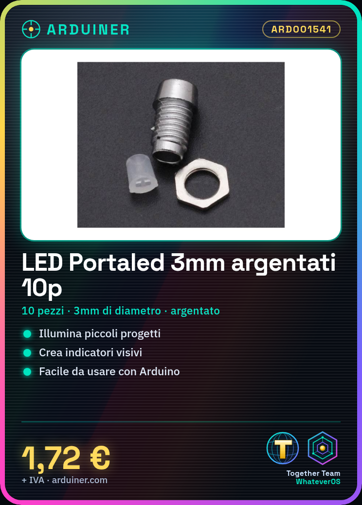 3mm Silver F3 Surface Mount LEDs 10-Pack - Image 7