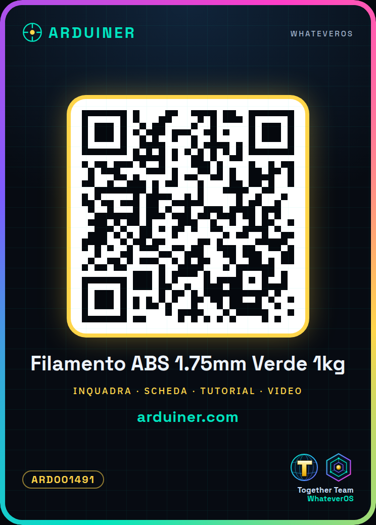 Filament ABS 1.75mm 1kg – Vert – Haute Qualité pour Imprimantes 3D (MakerBot, Ultimaker, Prusa, RepRap) – Image 8