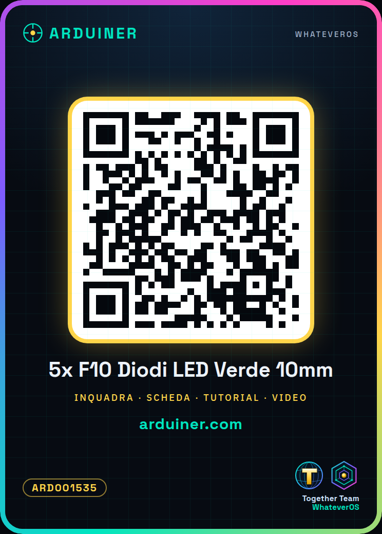 5 Pieces F10 Green LED Diodes 10mm - Image 6