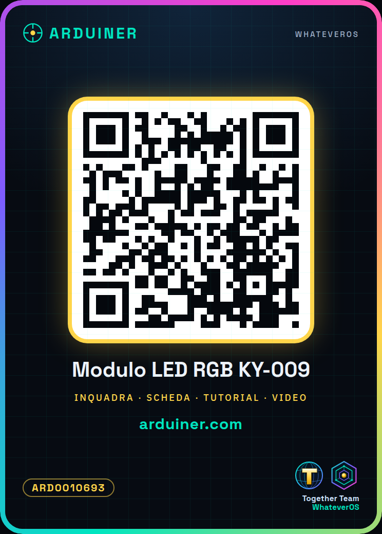 KY-009 RGB LED-SMD-Modul, gemeinsamer Kathodentyp, LED 5050, 3 Farben hochleuchtend – Bild 6