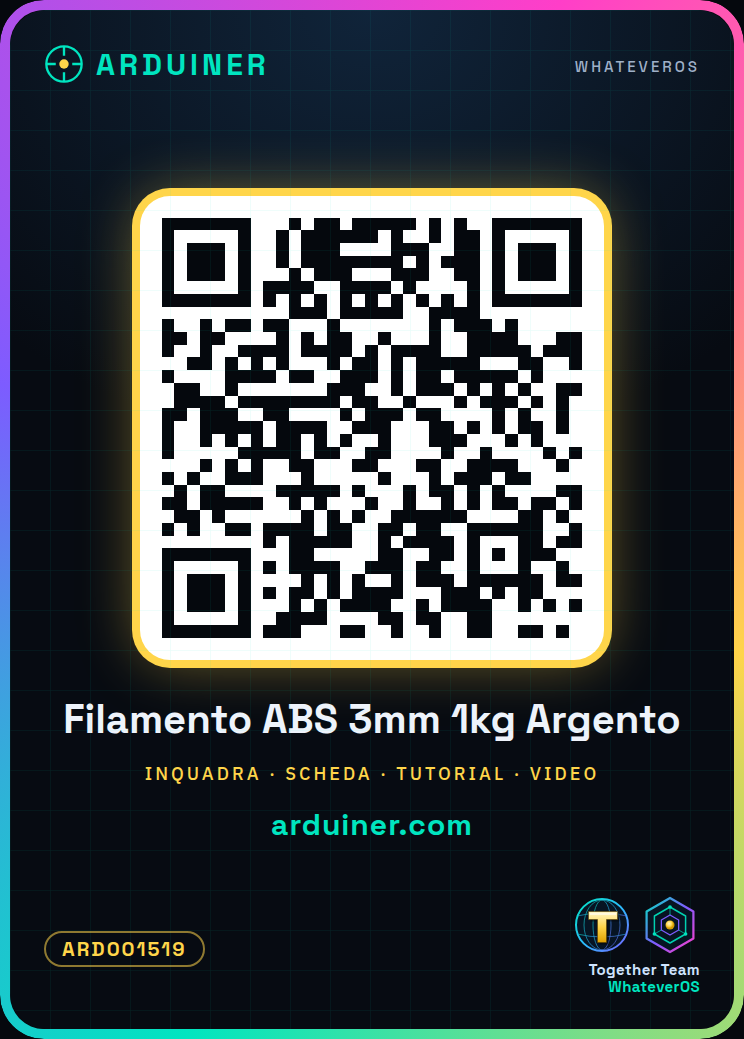 ABS Filament 3mm 1KG Silver - Image 8