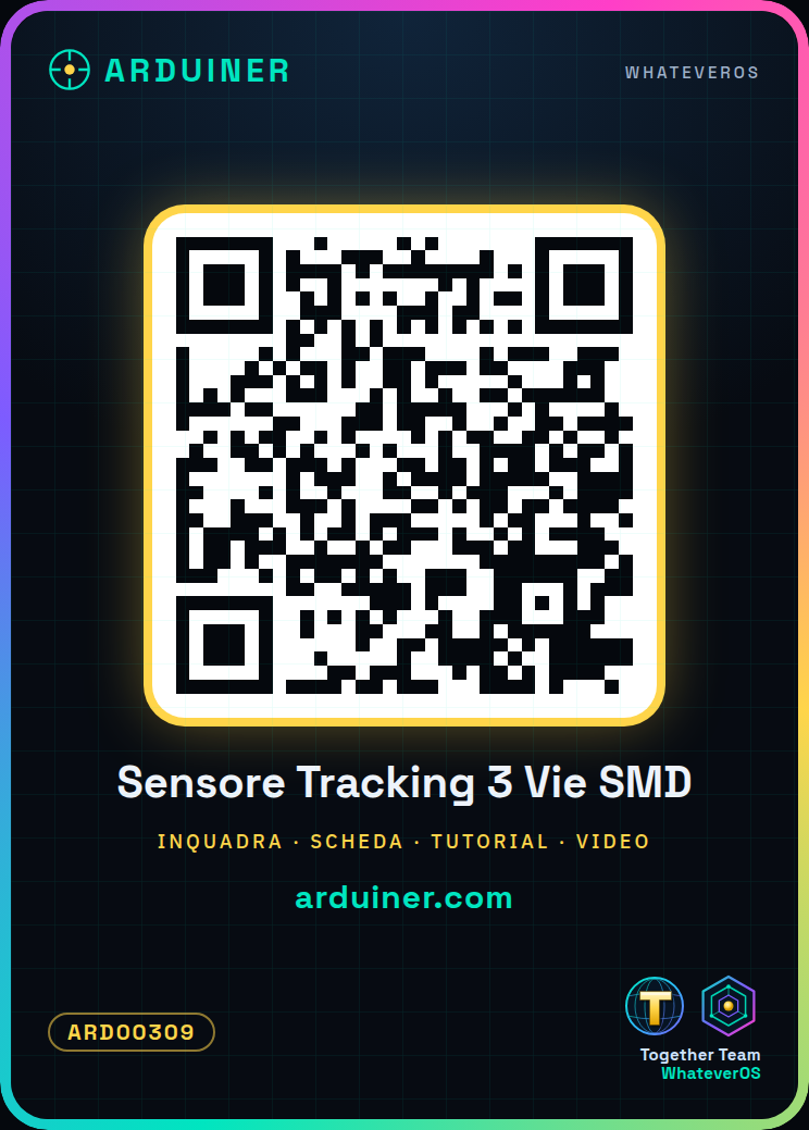 Sensore Tracking Segui Linea SMD a 3 Vie per Robot, Rover Macchine - immagine 6