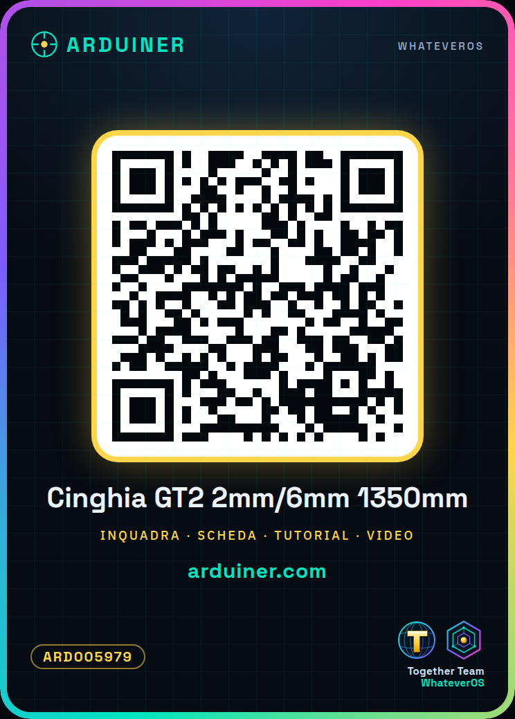 Closed GT2 Belt Step 2mm Width 6mm Length 1350mm - Image 6