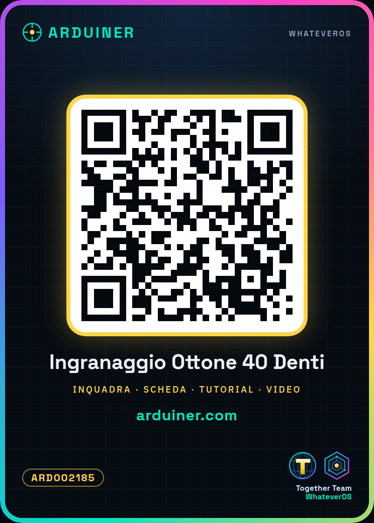 Engrenage en laiton de 40 dents pour extrudeur MK7/MK8 d'imprimantes 3D – Image 6