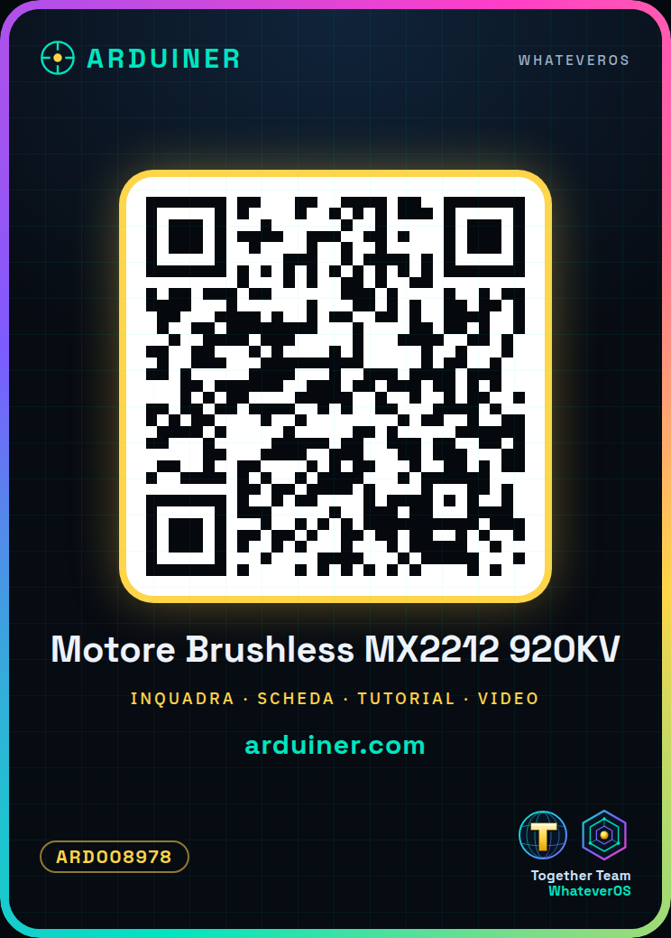 Moteur brushless MX2212 920KV CW pour F450 F550 – Image 6