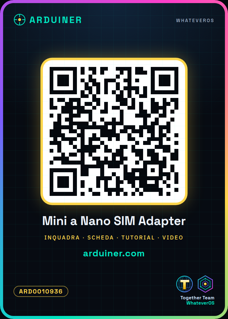 Adattatore da MINI SIM CARD a NANO SIM CARD - immagine 6
