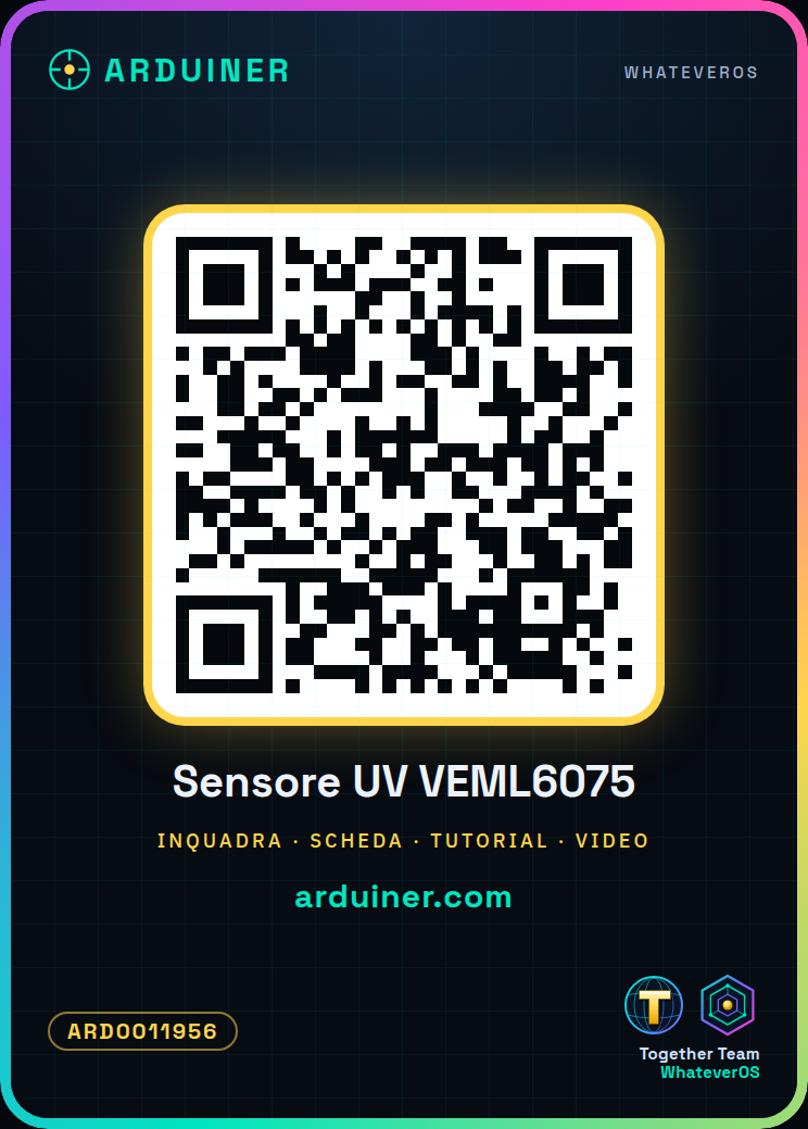 Sensor UV / Intensidad luminosa / VEML6075 UVA UVB - Imagen 5