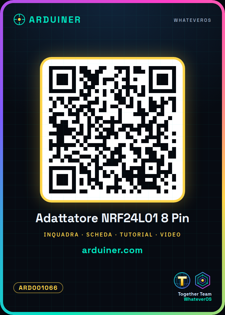 8-Pin-Anschlussadapter für NRF24L01 2,4 GHz für Arduino – Bild 5