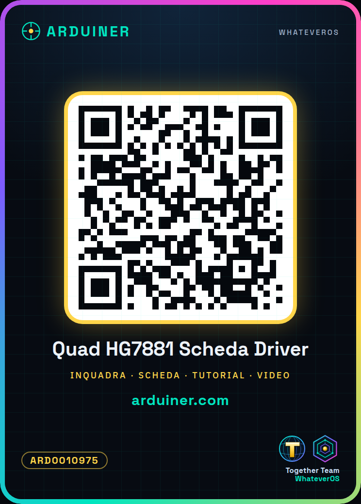 Quad HG7881 Scheda Driver Motori Passo-Passo 4 Canali - immagine 6
