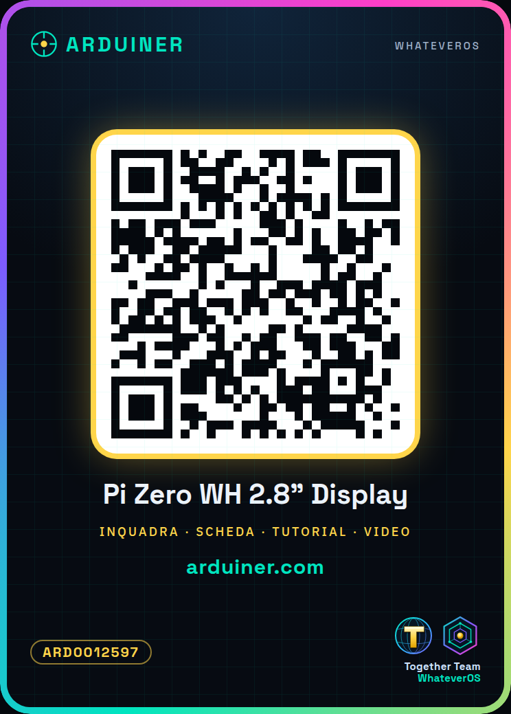 Écran tactile 2.8'' 60+fps HD pour Raspberry Pi Zero WH – Image 3