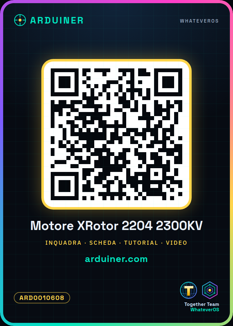 XRotor 2204 2300KV Titanium CW Brushless Motor - Image 5