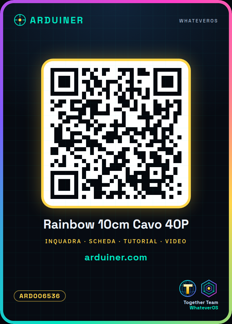 10CM Regenbogenkabel 40P M-M – Bild 6