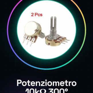 2 Pezzi WH148-K2-4 Potenziometro rotativo 10K angolo di rotazione totale 300 gradi