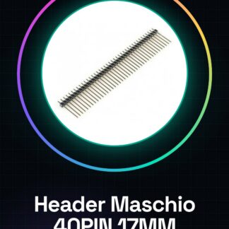 4 Pezzi 17MM 1*40PIN 2.54mm Header Pin Maschio