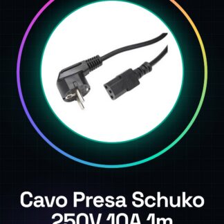 Cavo Alimentazione Presa SCHUKO 250V 10A 1 metro