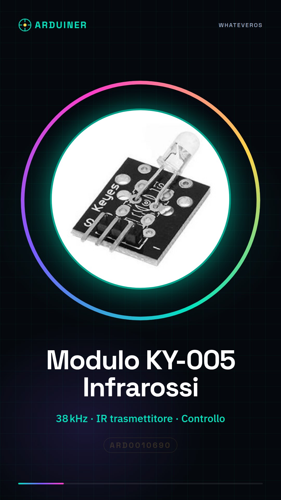 Module Émetteur Infrarouge 38KHz IR Sender KY-005