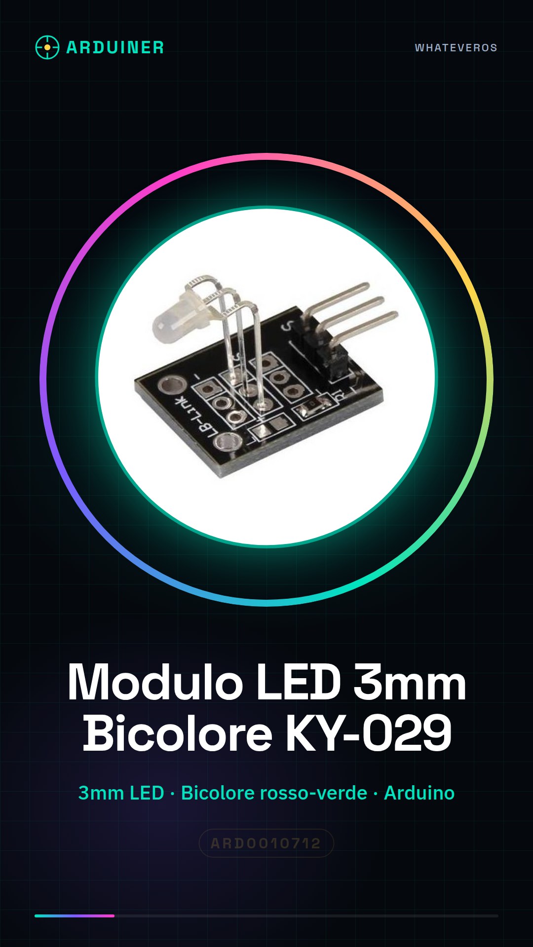 Bikolor LED-Modul 3mm Rot Grün KY-029 für Arduino