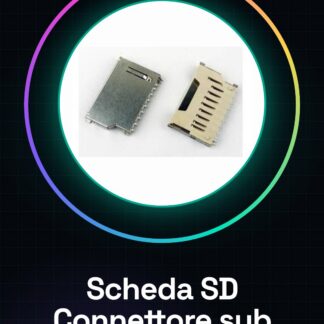 Scheda SD Connettore, memory card Connettore sub