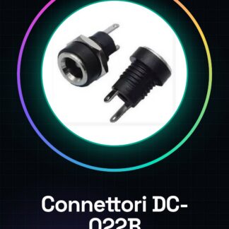 2 pezzi DC-022B Connettore di alimentazione CC 5,5 * 2,5 mm