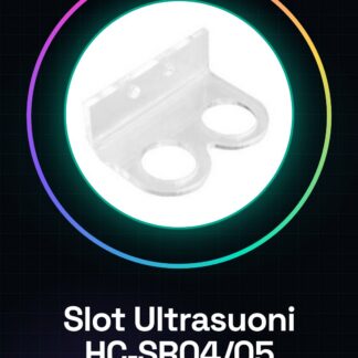 Slot Montaggio Sensori ad Ultrasuoni HC 05 04 03 Auto Robot Rover