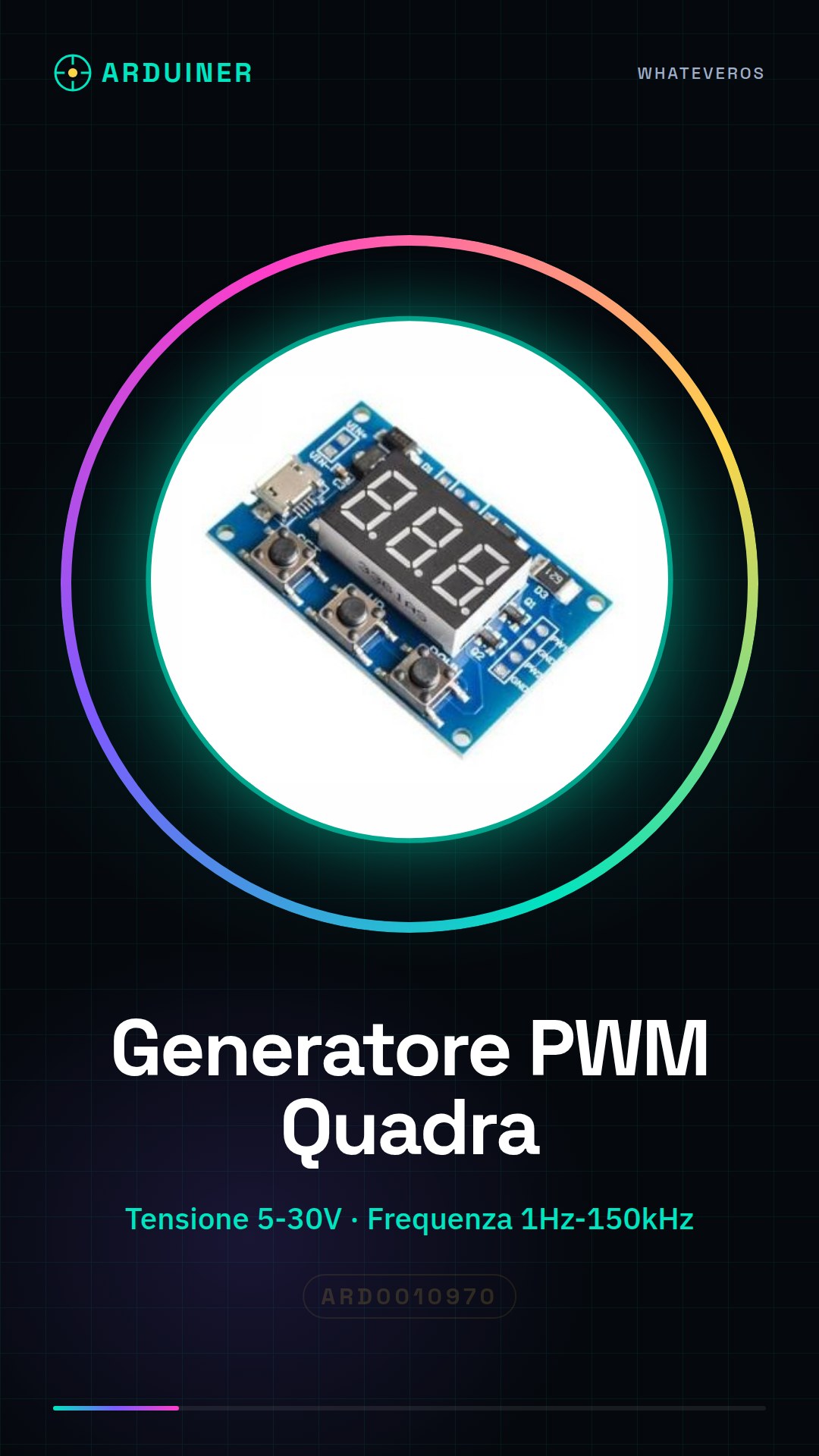 Adjustable Dual Channel PWM Square Wave Signal Generator