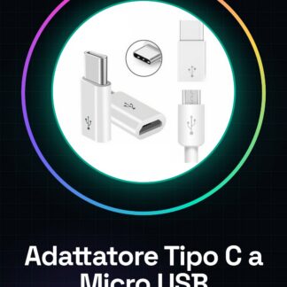 2 pezzi TIPO C connettore maschio a Micro USB Femmina Convertitore Adattatore