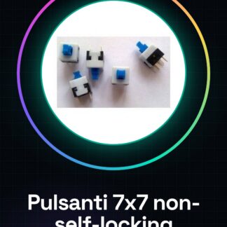 6 Pezzi 7 * 7 does not self-locking Pulsante, Pulsante
