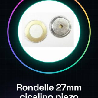 2 pezzi diametro 27 mm, rondelle di pressione, ceramica piezoelettrica, cicalino piezoelettrico, cicalino piezo