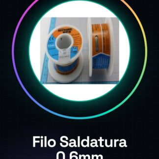Solder, 0.6MM fine Stagno, Stagno 100 g active