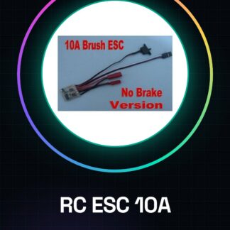 RC ESC 10A elektrischer Antriebsregler für Autos und Boote 1/16 1/18 1/24 (ohne Bremsfunktion)
