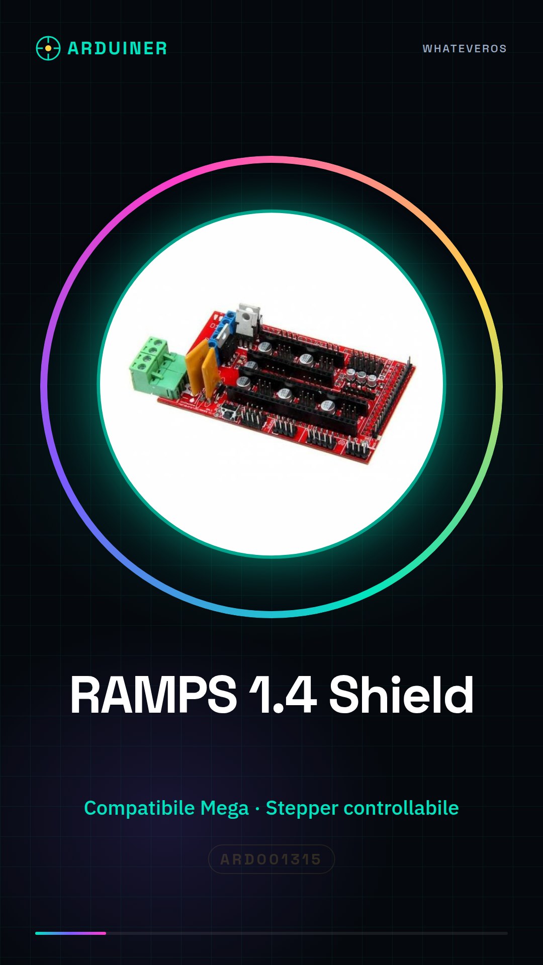 RAMPS Ver. 1.4 Shield for Arduino Mega Pololu