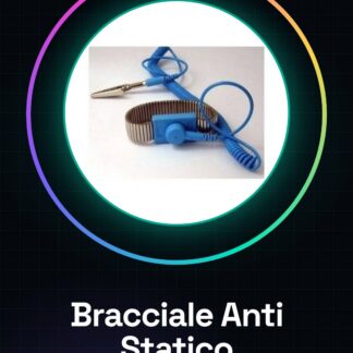 Bracciale Anti Statico in metallo con coccodrillo cavo bracciale ESD