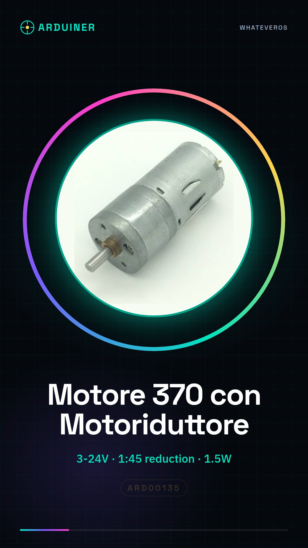 Moteur Électrique 370 avec Réducteur à Engrenages en Métal Grand Couple
