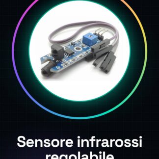 Modulo evitamento ostacolo sensore infrarossi per Arduino regolabile alta sensibilità