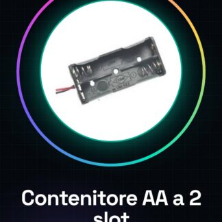 2 slot AA contenitore batterie