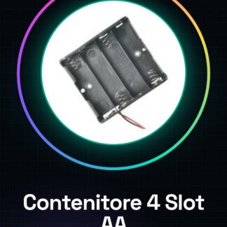 4 slot AA contenitore batterie