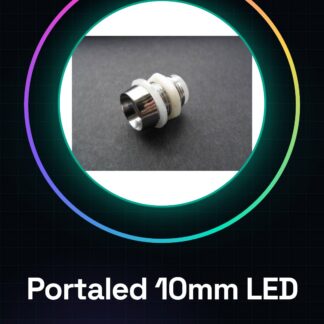 10 Pièces Porte-LED 10mm plastique argentée F10 Diodes LED