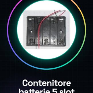 5 slot AA contenitore batterie