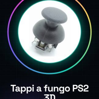 Tappi a fungo a vibrazione 3D con bilanciere a guscio Tappi a fungo per controller wireless PS2