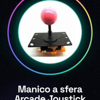 ROSSO Manico a sfera Arcade Joystick joystick volante