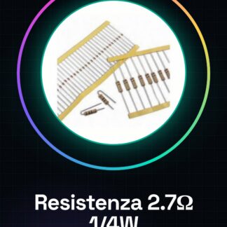 50 Pezzi Resistenza 2.7 ohm 1/4w 1/4 w 5%