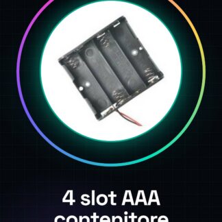 4 slot AAA contenitore batterie