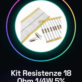 18 Ohm 1/4W 5% Resistor Kit - 50 Pieces