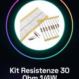 30 Ohm 1/4W 5% Resistor Kit - 50 Pieces