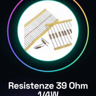 39 Ohm 1/4W 5% Resistors Kit - 50 Pieces