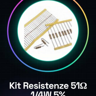 Widerstandskit 51 Ohm 1/4W 5% – 50 Stück