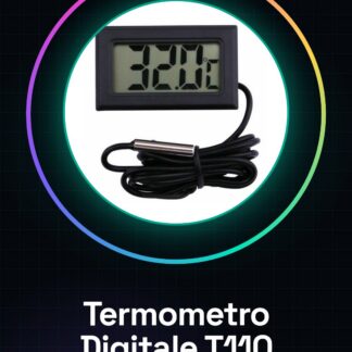 Termometro Digitale T110 rilevamento temperatura da -50 a +110 con sonda 1M