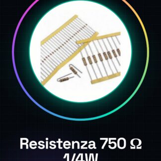 50 Pezzi Resistenza 750 ohm 1/4w 1/4 w 5%