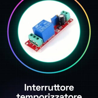 Interruttore temporizzatore Monostabile ritardo regolabile 0-10 sec con ingresso elettrico NE555 12V 10A