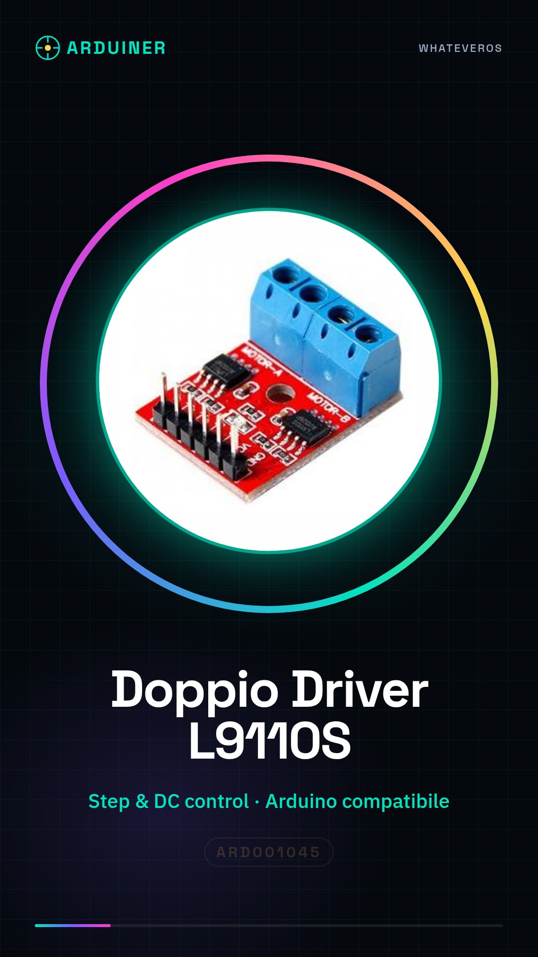 Doppelter Treiber L9110S H-Bridge für Schrittmotoren kompatibel mit Arduino